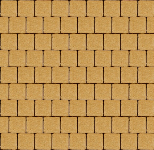 Плитка тротуарная ArtStein Квадрат малый желтый старение,ТП Б.2.К.6 100*100*60мм
